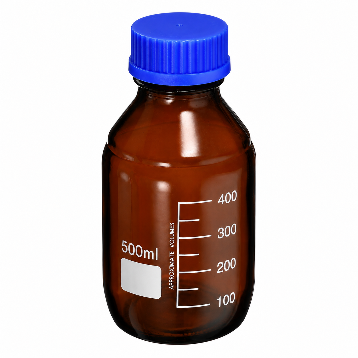 500 mL amber glass jar with screw cap