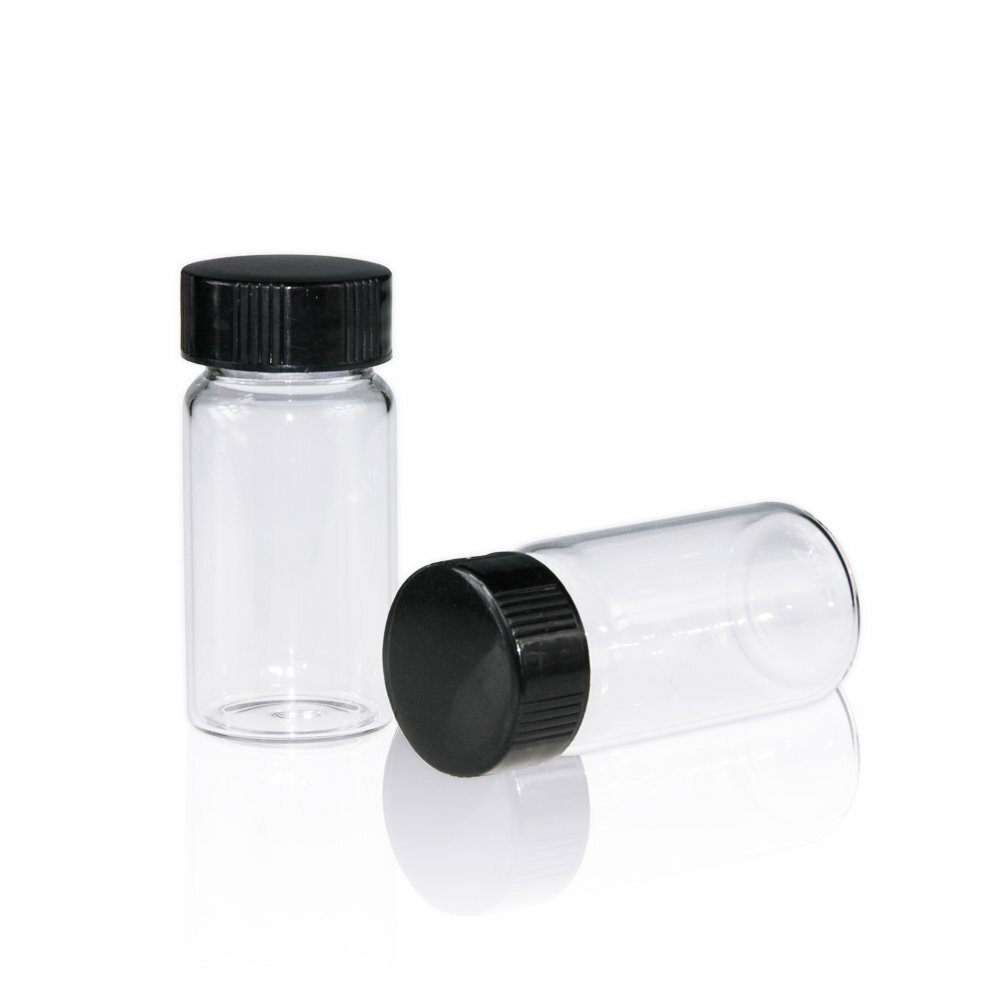 20 mL flat bottom glass vial with PTFE integrated cap