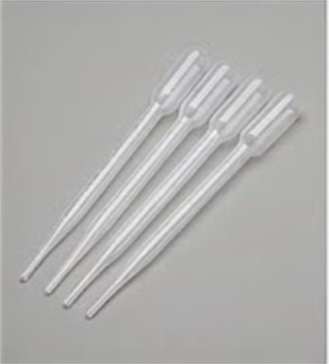 Plastic transfer pipettes